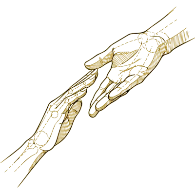 Decorative hand sketch